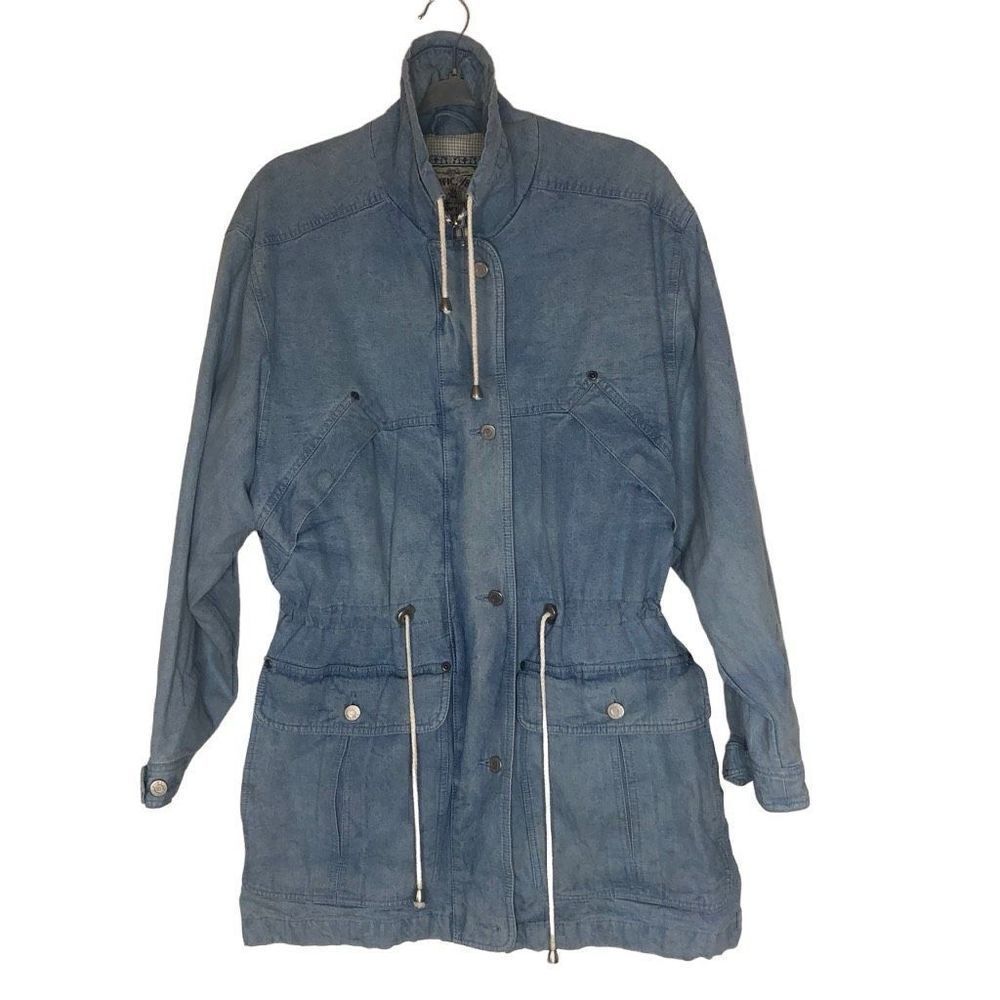 Vintage Pacific Trail Jacket Light Wash Denim Size M, Coastal, Granolacore, 80’s